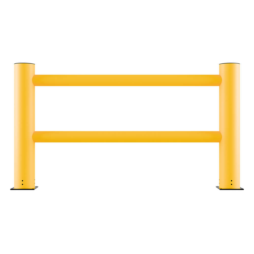 Flexx D-FENCE Rammschutzgeländer XXL, Kunststoff, 200 x 120 cm