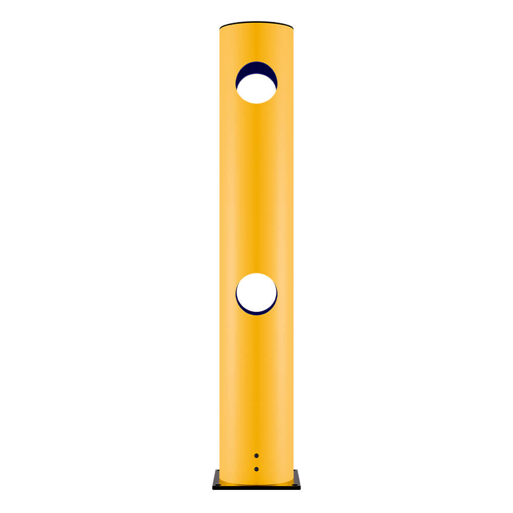 Flexx D-FENCE Geländerpfosten XXL, Mitte, Kunststoff, 120 cm hoch