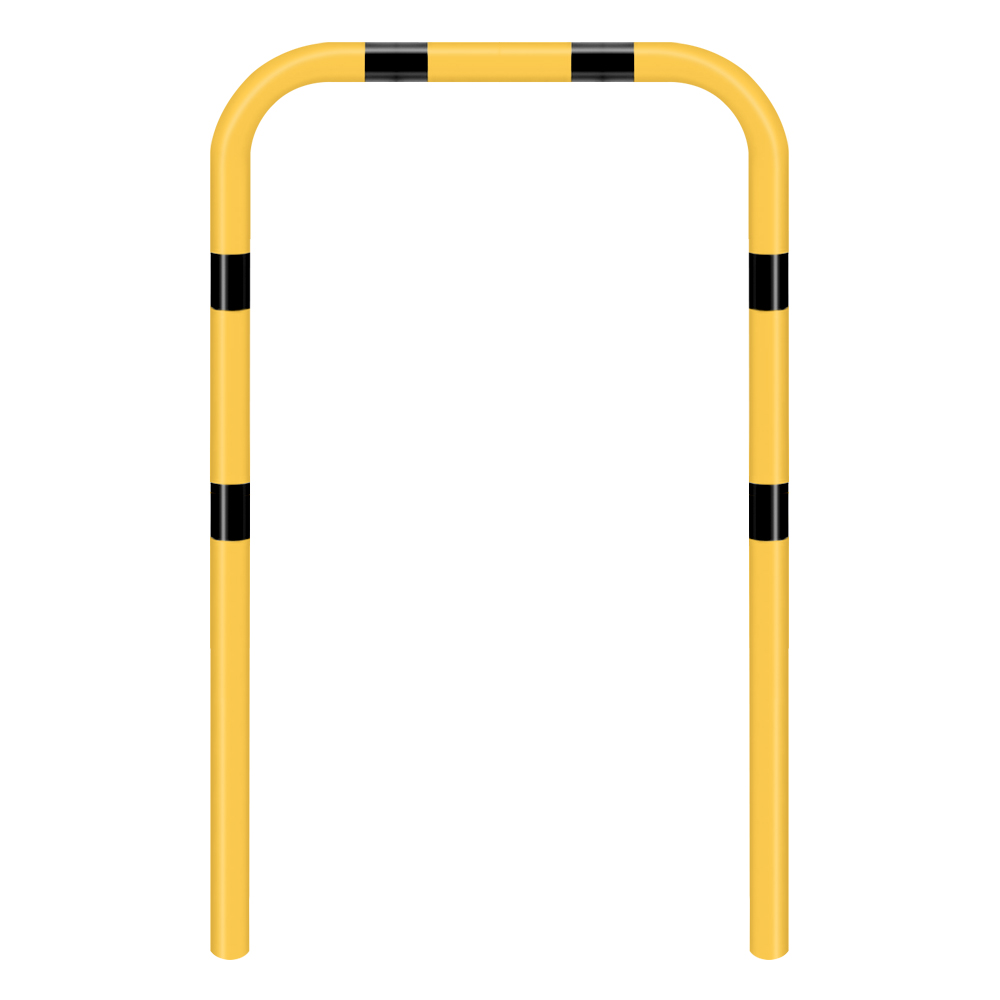 ROBUSTO Rammschutzbügel, g/s, einbetonieren, Stahl, Ø 7,6 cm, 100 x 155 cm