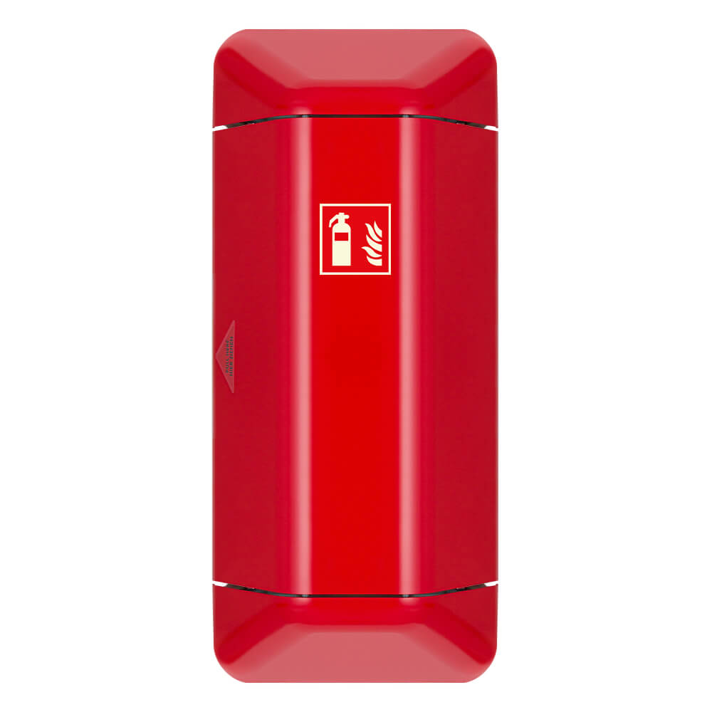 Aufbewahrungsschrank für Feuerlöscher bis 6 kg, modular, rot, 43,3x22,5x102,7cm