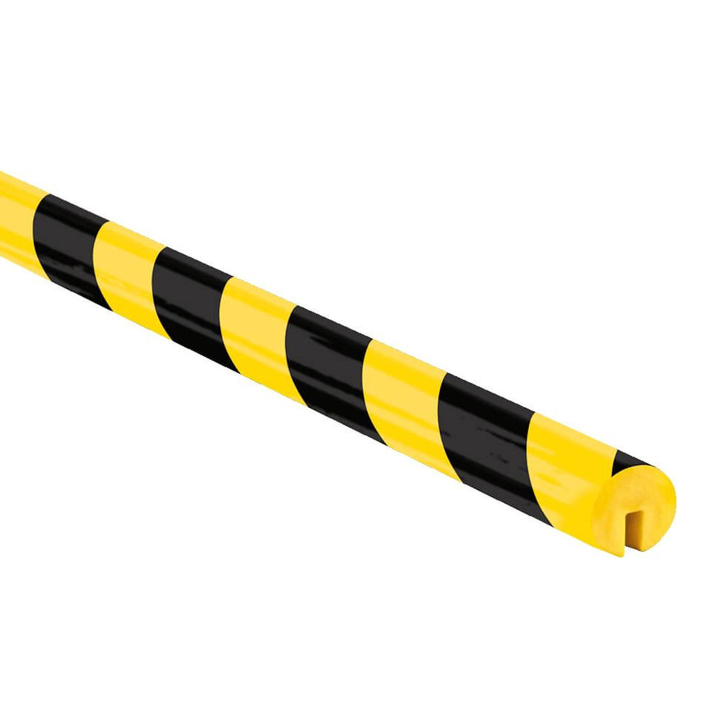 TMS Kantenschutzprofil Typ B, zum Aufstecken, gelb/schwarz, 1 m