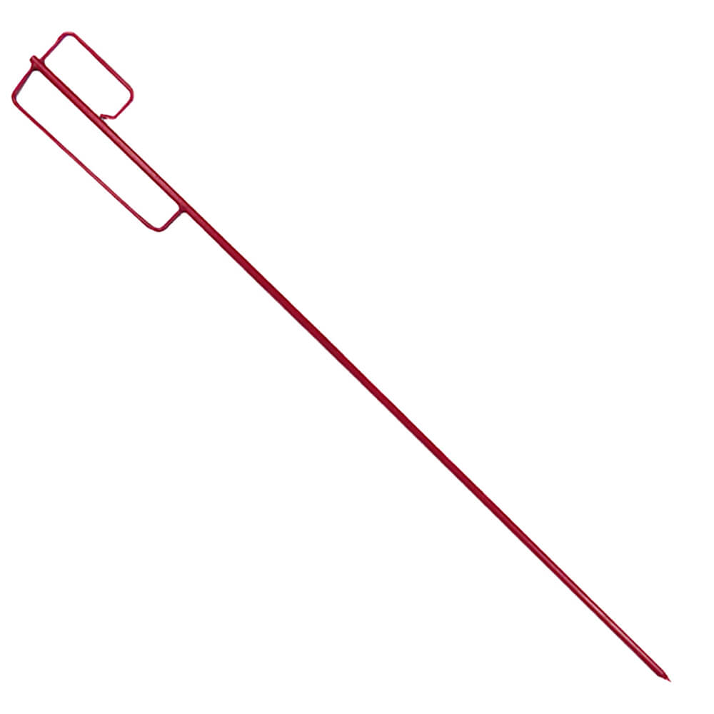 Absperr- und Befestigungsstab, mit Befestigungsschlaufen, rot, 120 cm