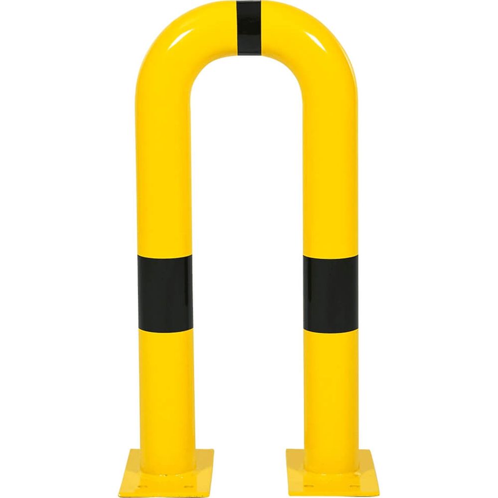 ROBUSTO Rammschutzbügel, g/s, aufdübeln, Stahl, Ø 7,6 cm, 30 x 65 cm