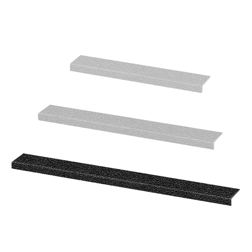Treppenkantenprofil induSTAIR, schwarz, R13, GFK, 100 x 7 x 3 cm