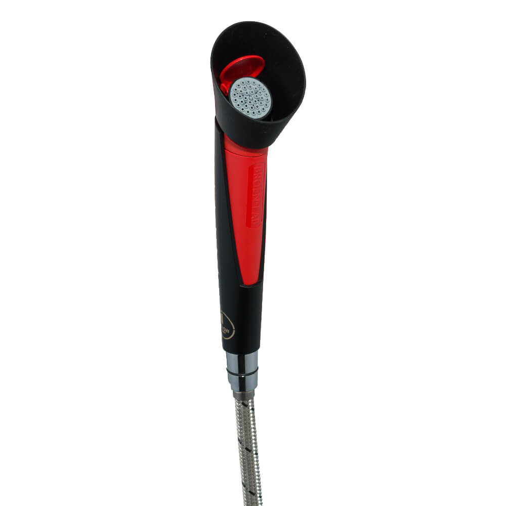 BROEN-LAB Handaugendusche single, 1,5 m Schlauch, bis 7 l/min, Tischmontage