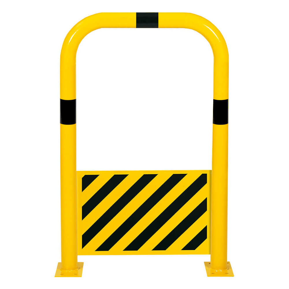 ROBUSTO Rammschutzbügel, Unterfahrschutz, g/s, aufdübeln, Stahl, 75 x 115 cm