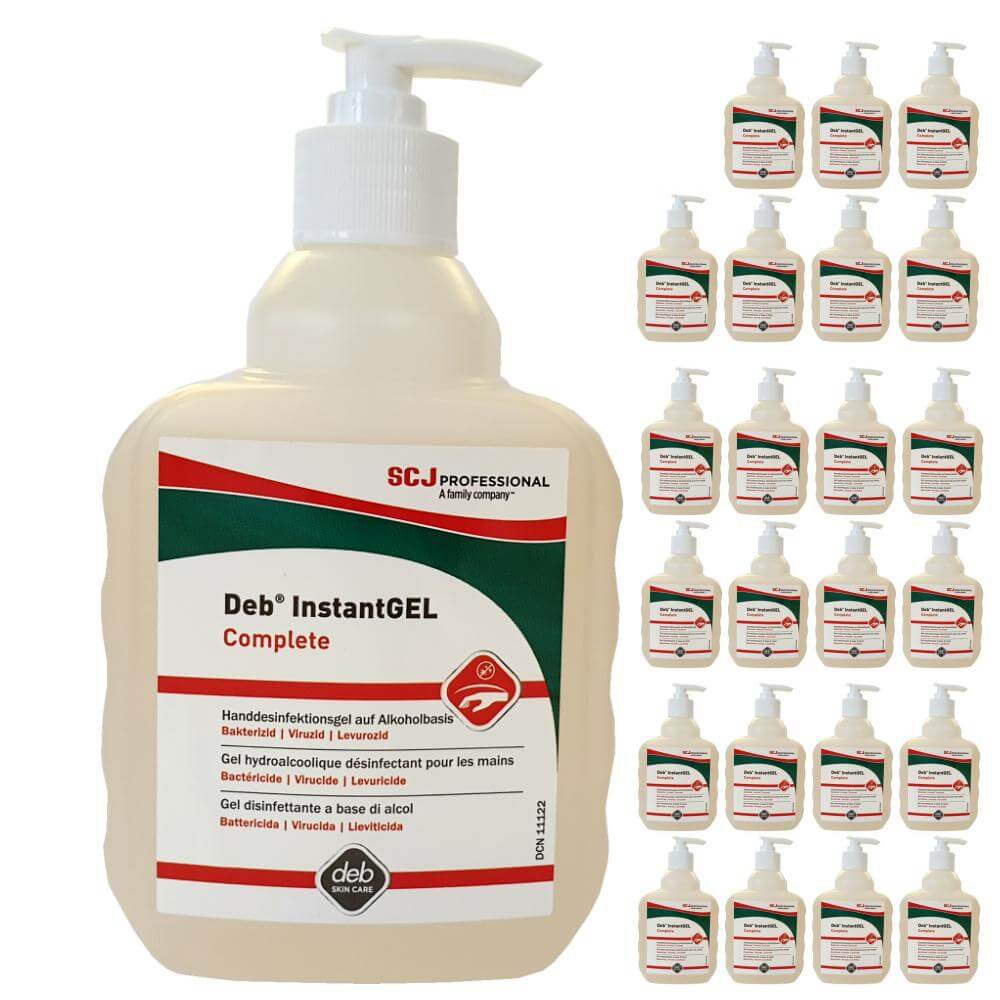 InstantGEL Complete, Pandemievorsorge, Mitarbeiter-Schutzpaket M, 24x400 ml