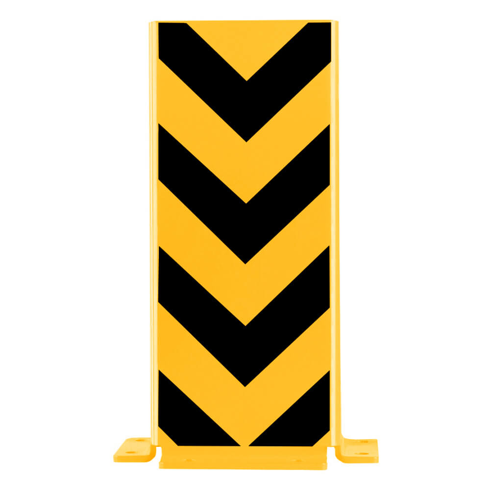 ROBUSTO Anfahrschutzprofil U, Pfeilschraffur, g/s, aufdübeln, Stahl, 16x16x40 cm