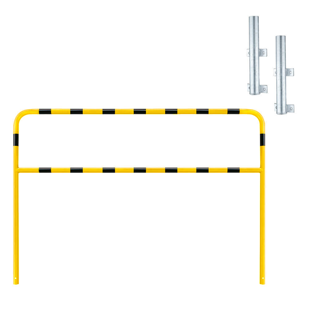 ROBUSTO Rammschutzbügel ECO für Laderampen, Knieholm, g/s, Stahl, 200 x 100 cm
