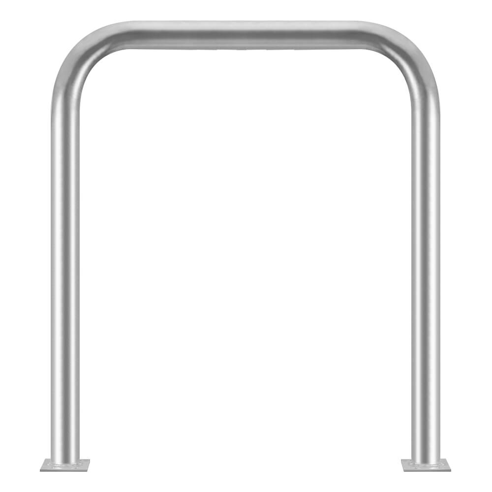 ROBUSTO Rammschutzbügel, feuerverzinkt, aufdübeln, Stahl, Ø 7,6 cm, 100 x 115 cm