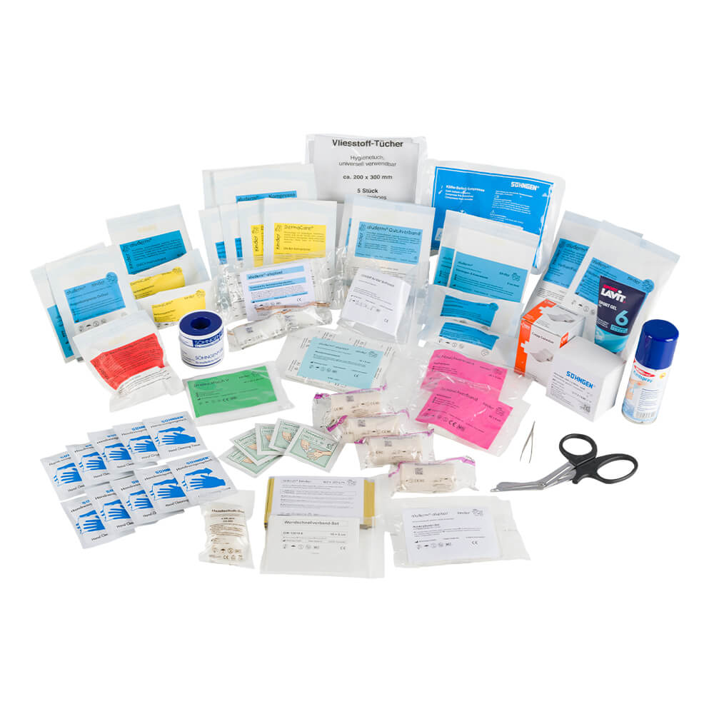 SÖHNGEN Erste-Hilfe-Nachfüllset, für Erste-Hilfe-Koffer Schulsport, DIN 13157