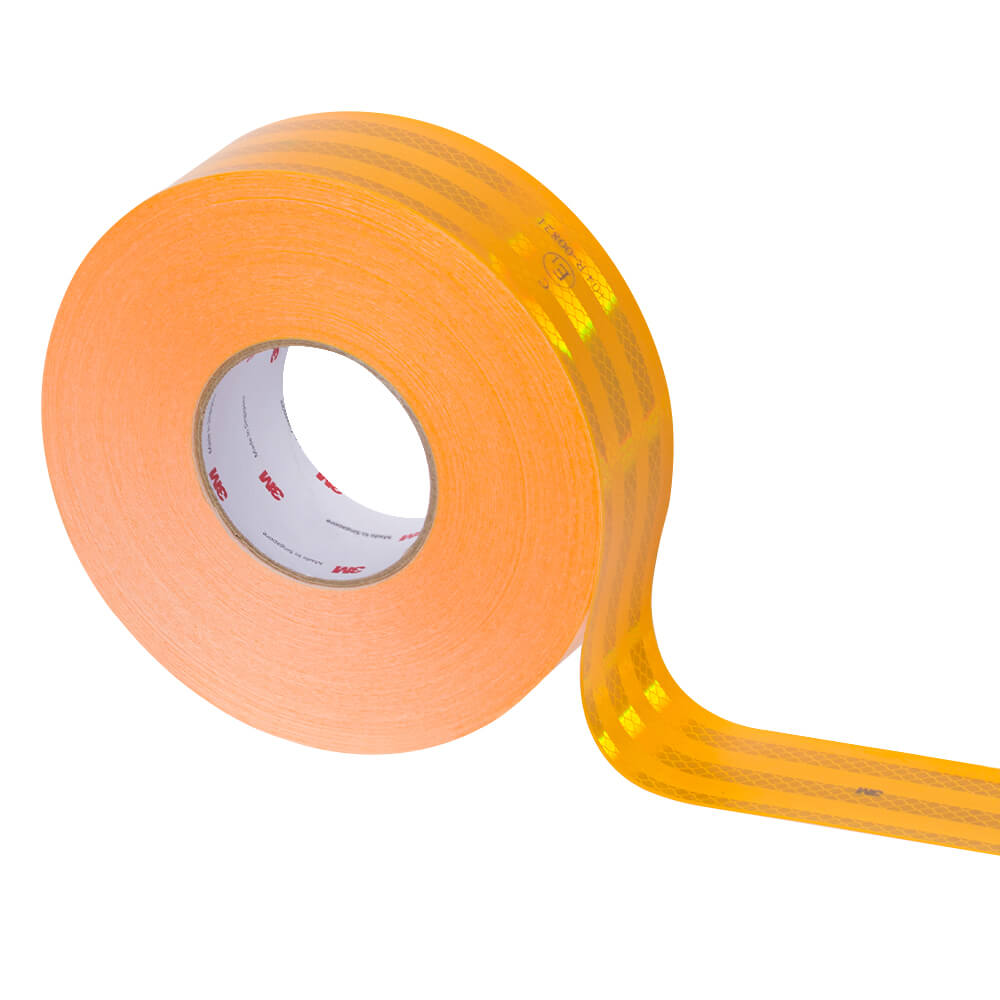 3M KFZ-Konturmarkierung, LKW, Anhänger mit Festaufbauten, gelb, 50 m Rolle