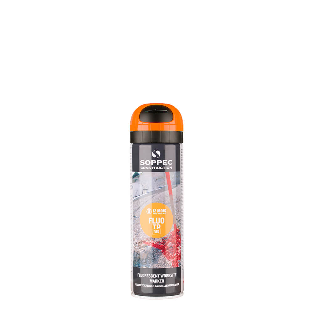 SOPPEC Fluo TP Markierfarbe, orange, langfristig, 500 ml Spraydose